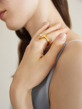 「WAVE」Floating Pearl Ring