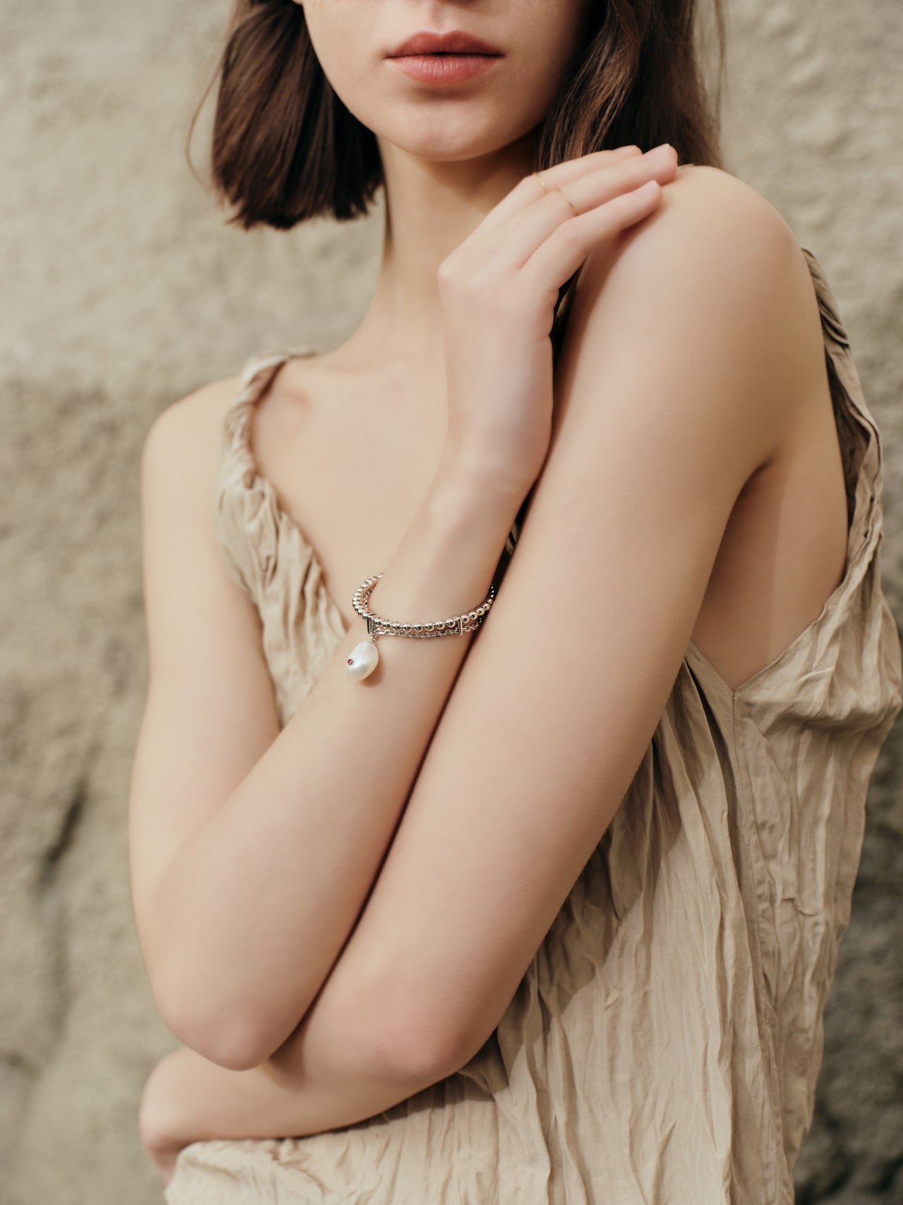 Ripple Open Cuff Bracelet