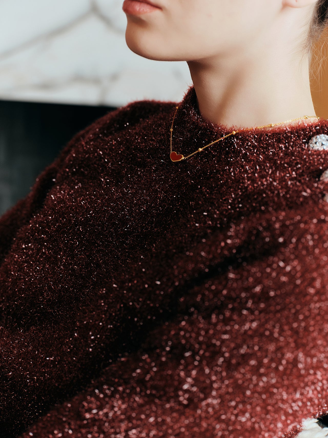 Heart Satellite Necklace