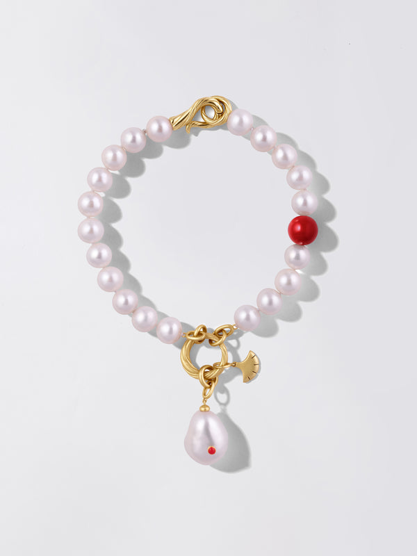 「WAVE」Pearl Bracelet