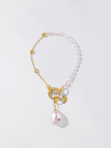 「WAVE」Asymmetrical Pearl Bracelet