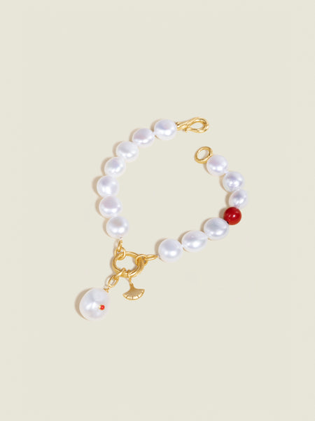 Baroque Pearl Bracelet - 12mm Pearl Size - 8